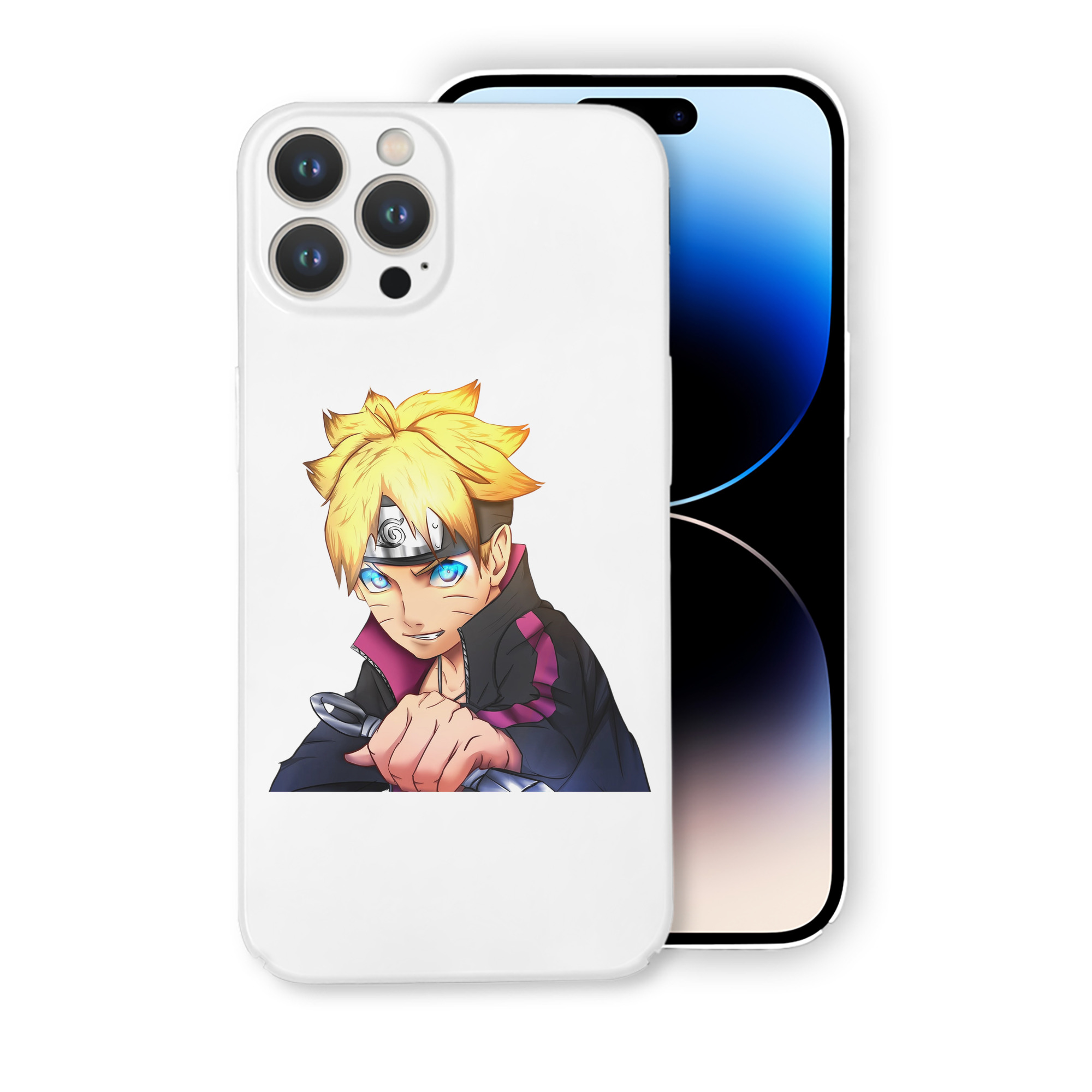 （画像用） NARUTO -ナルト- うずまき ボルト Uzumaki Boruto 【iPhone 14シリーズ対応】ハードケース